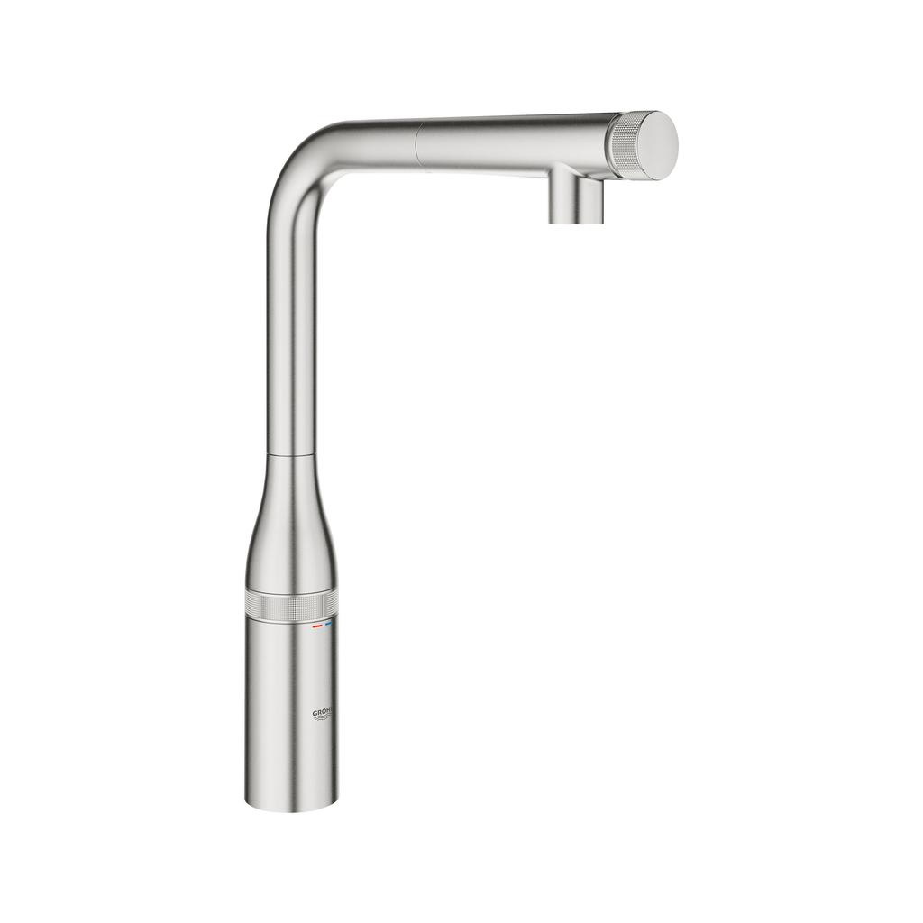 Grohe 31616DC0 Essence Smartcontrol Pull Out Dual Spray Kitchen Faucet SuperSteel