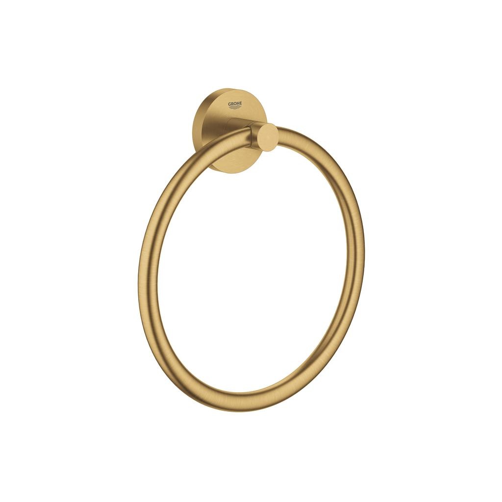 Grohe 40365GN1 Essentials Towel Ring Brushed Cool Sunrise