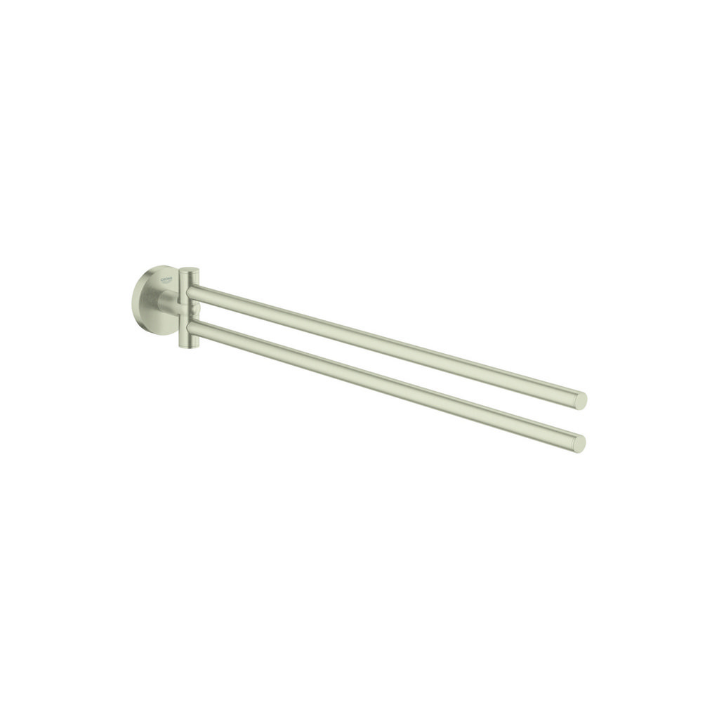 Grohe 40371EN1 Essentials Double Towel Bar Brushed Nickel