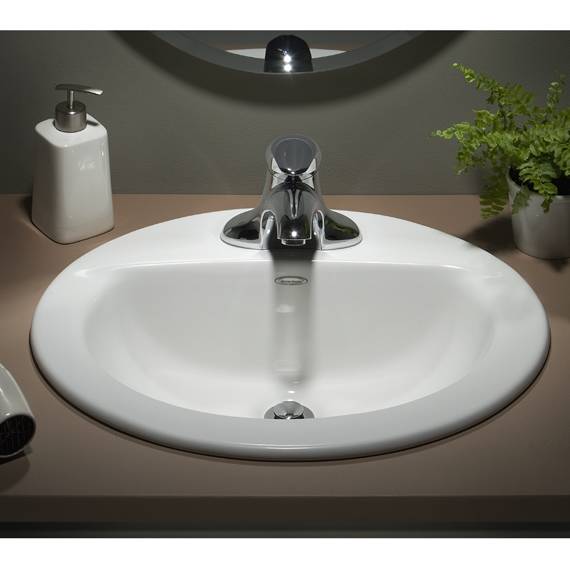 American Standard 0346001.020 Colony C-Top China Sink Cho Wht