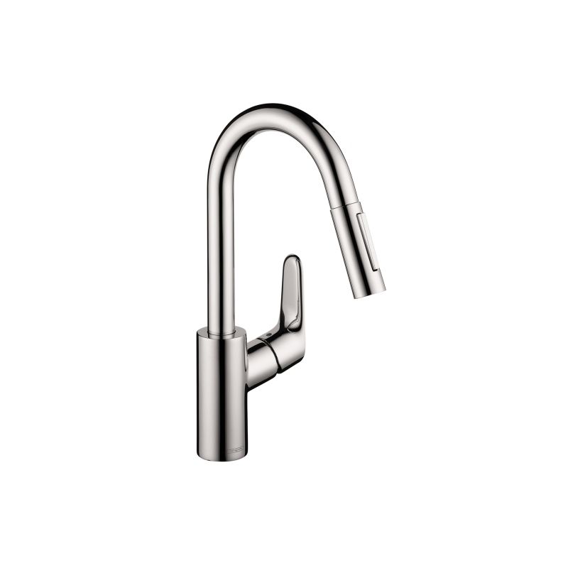 Hansgrohe 04506001 Focus HighArc Pull Down Prep Kitchen Faucet Chrome