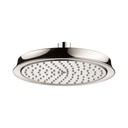 << Hansgrohe 04722830 Raindance Classic Showerhead 180 1 Jet Polished Nickel