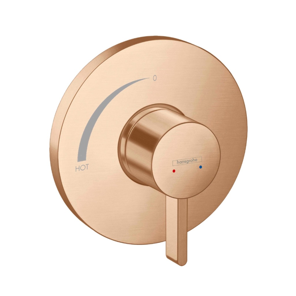 Hansgrohe 15739141 Ecostat S Pressure Balance Trim Brushed Bronze