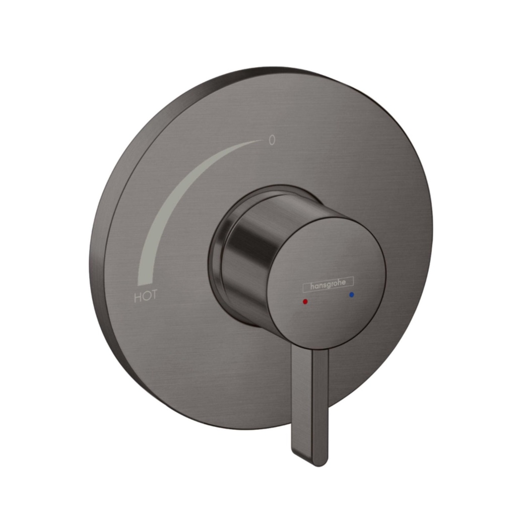 Hansgrohe 15739341 Ecostat S Pressure Balance Trim Brushed Black Chrome