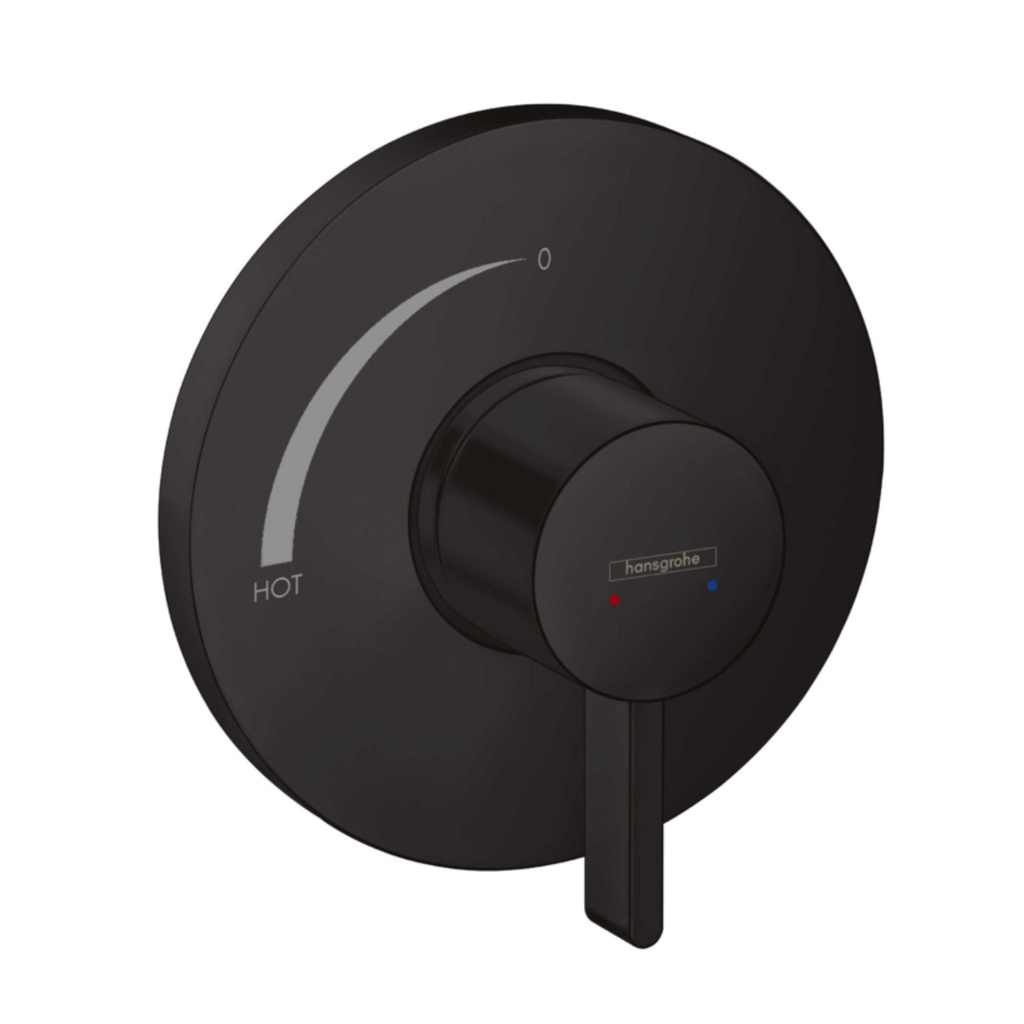 Hansgrohe 15739671 Ecostat S Pressure Balance Trim Matte Black
