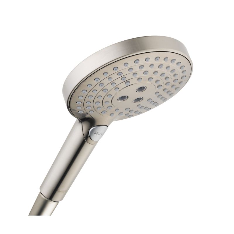 Hansgrohe 26531821 Raindance Select S 120 3 Jet Handshower 2.5GPM Brushed Nickel