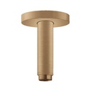 Hansgrohe 27393141 Extension Pipe For Ceiling Mount, 4" Brushed Bronze