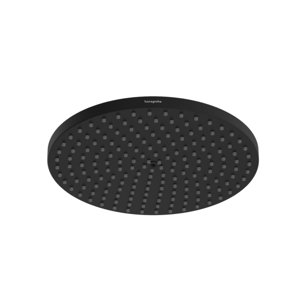 Hansgrohe 27624671 Showerhead 240 1-Jet PowderRain 2.5 GPM Matte Black