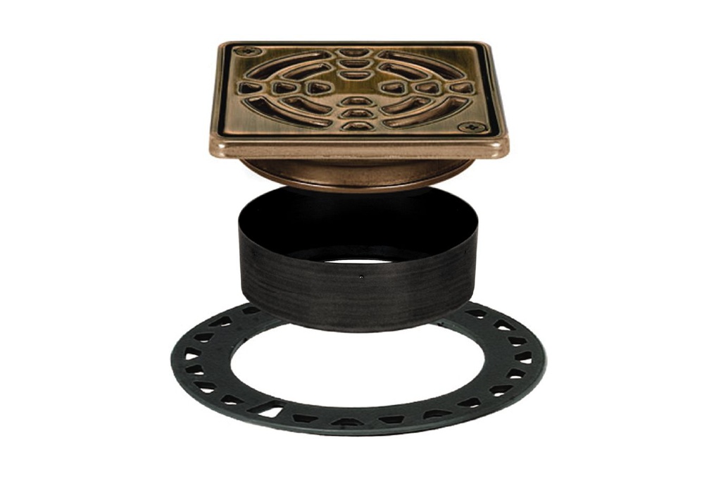 Schluter KD4GRKEOB Kerdi-Drain Grate Kit 4" Oil-Rubbed Bronze