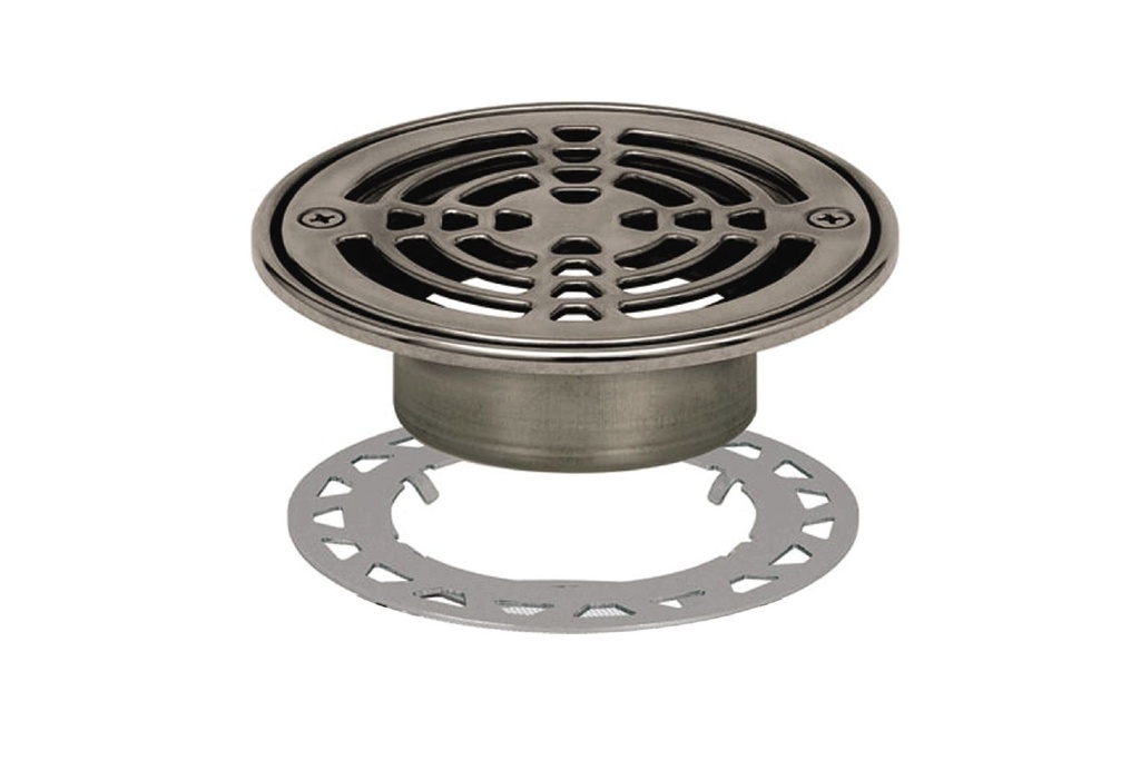 Schluter KD6GRKRE Kerdi-Drain Grate Kit 6" Round Stn Steel