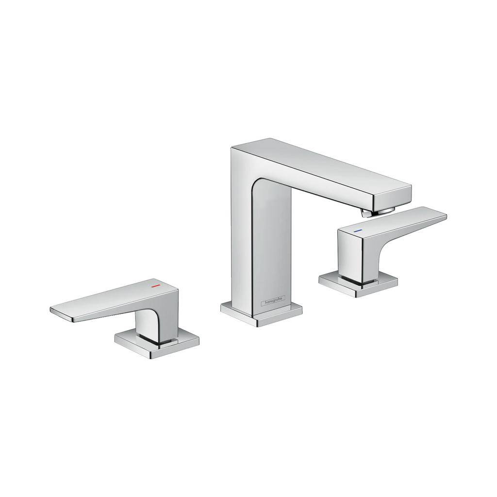 Hansgrohe 32516001 Metropol Widespread Faucet 110 and Pop-Up Drain Chrome