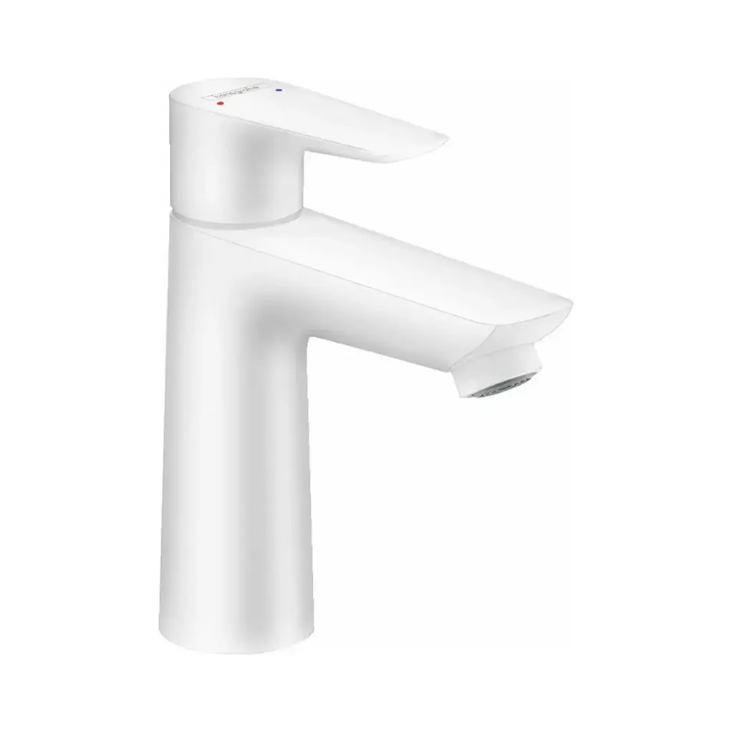 Hansgrohe 71710701 Talis E Basin Mixer 110 With Pop Up Waste Set WHITE