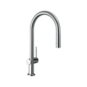 Hansgrohe 72800001 Talis N Kitchen Faucet O-Style 2-Spray Pull Down 1.75 GPM Down Chrome