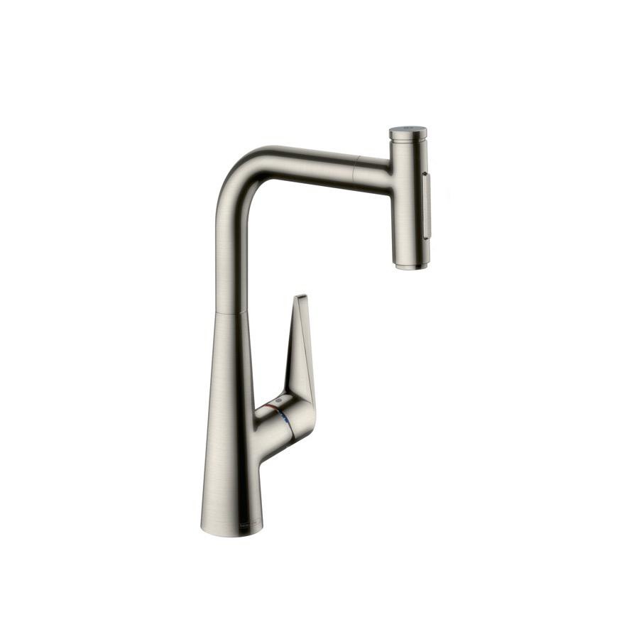 Hansgrohe 72823801 Talis Select S Kitchen Faucet 2 Spray Pull Out Steel Optic