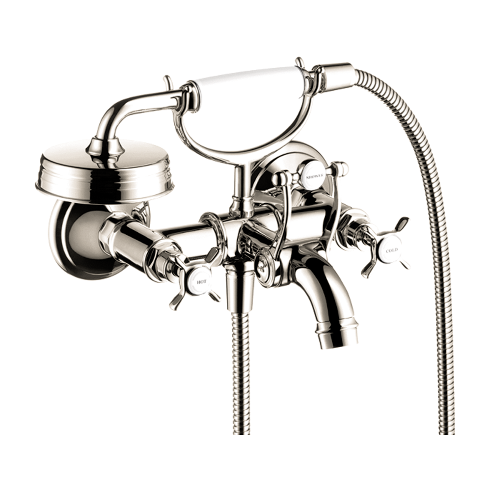 Hansgrohe 16561831 Axor Montreux 2 Handle Wall Mounted Tub Filler Cross Handles