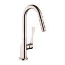 Hansgrohe 39836801 Axor Citterio Prep 2-Spray Kitchen Faucet Steel Optik