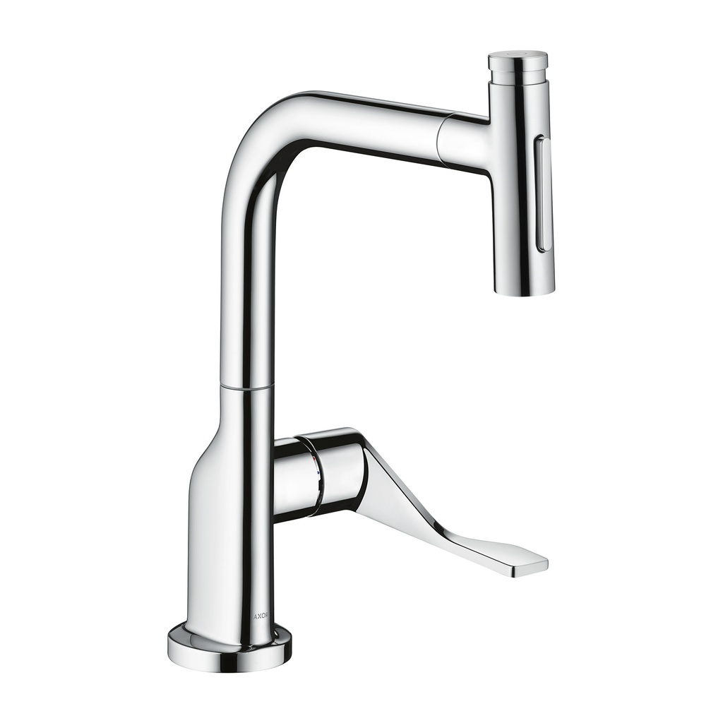 Hansgrohe 39863001 Citterio Select 2-Spray Kitchen Faucet, Pull-Out