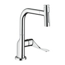 Hansgrohe 39863001 Citterio Select 2-Spray Kitchen Faucet, Pull-Out