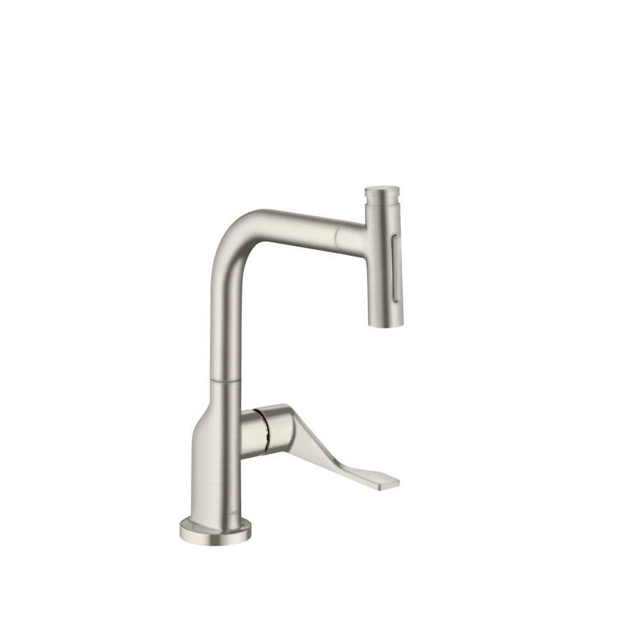 Hansgrohe 39863801 Axor Citterio Select 2 Spray Kitchen Faucet Pull Out Steel Optic