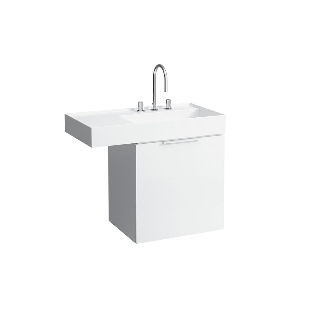 Laufen H4075510336311 Vanity Unit With One Drawer Internal Shelf And Space Saving Siphon For Wb 8.1033.4/5
