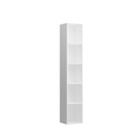 Laufen 410900 Space Tall Open Cabinet With Four Glass Shelves Matte White