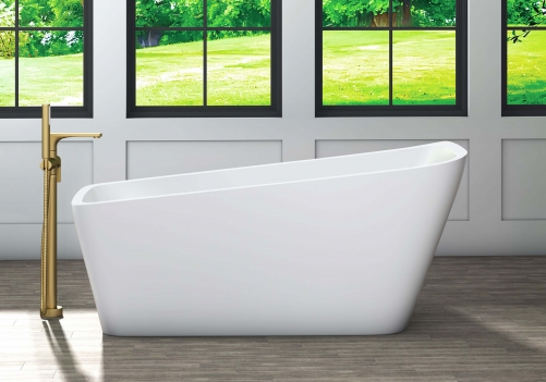 Oceania SI6301 Sikome 63 Freestanding White In & Out