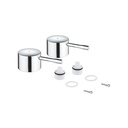 Grohe 48330000 Essence New Pair Of Handles Blue/Red 