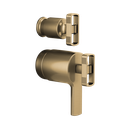 Brizo HK7506-GL Kintsu Thermostatic Integrated Diverter Trim Knob Brilliance Luxe Gold