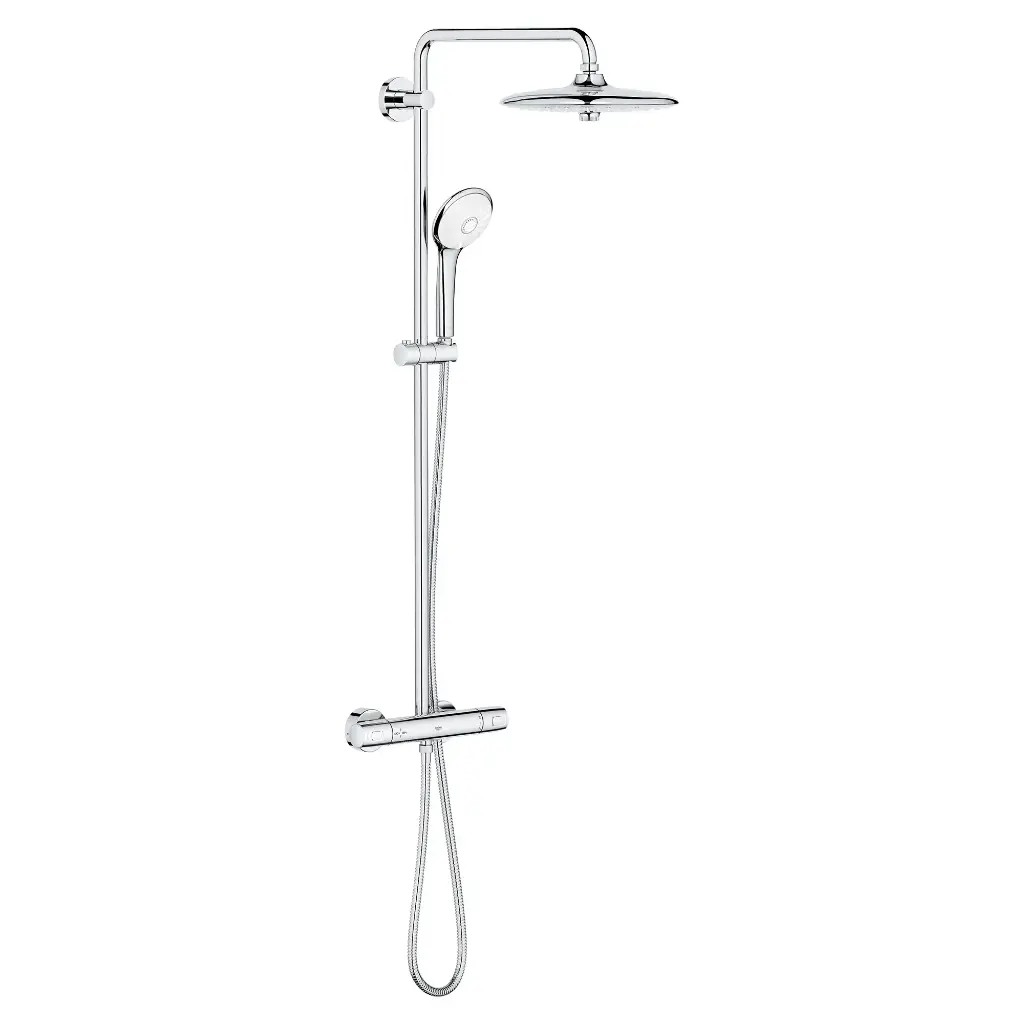 Grohe 26128002 Euphoria 260 CoolTouch Thermostatic Shower System StarLight Chrome