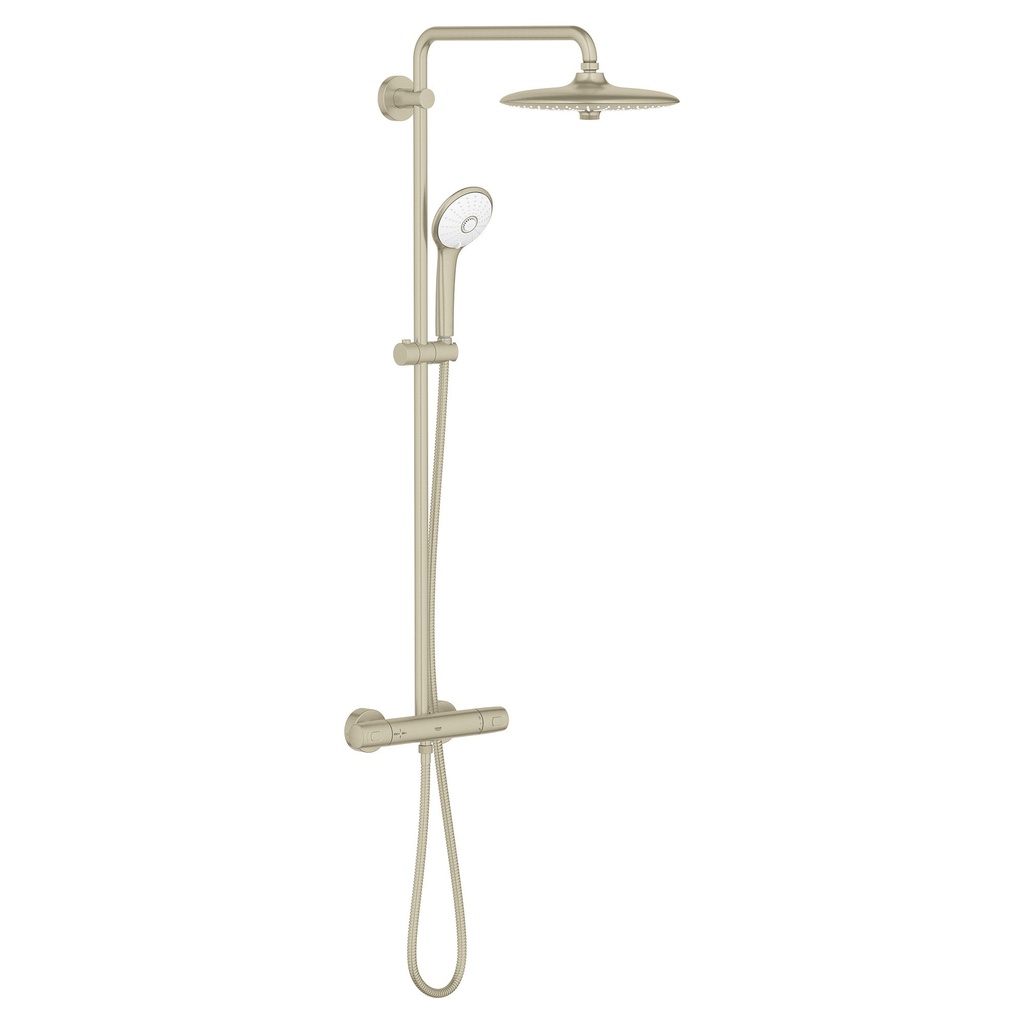 Grohe 26128EN2 Euphoria 260 CoolTouch Thermostatic Shower System Brushed Nickel