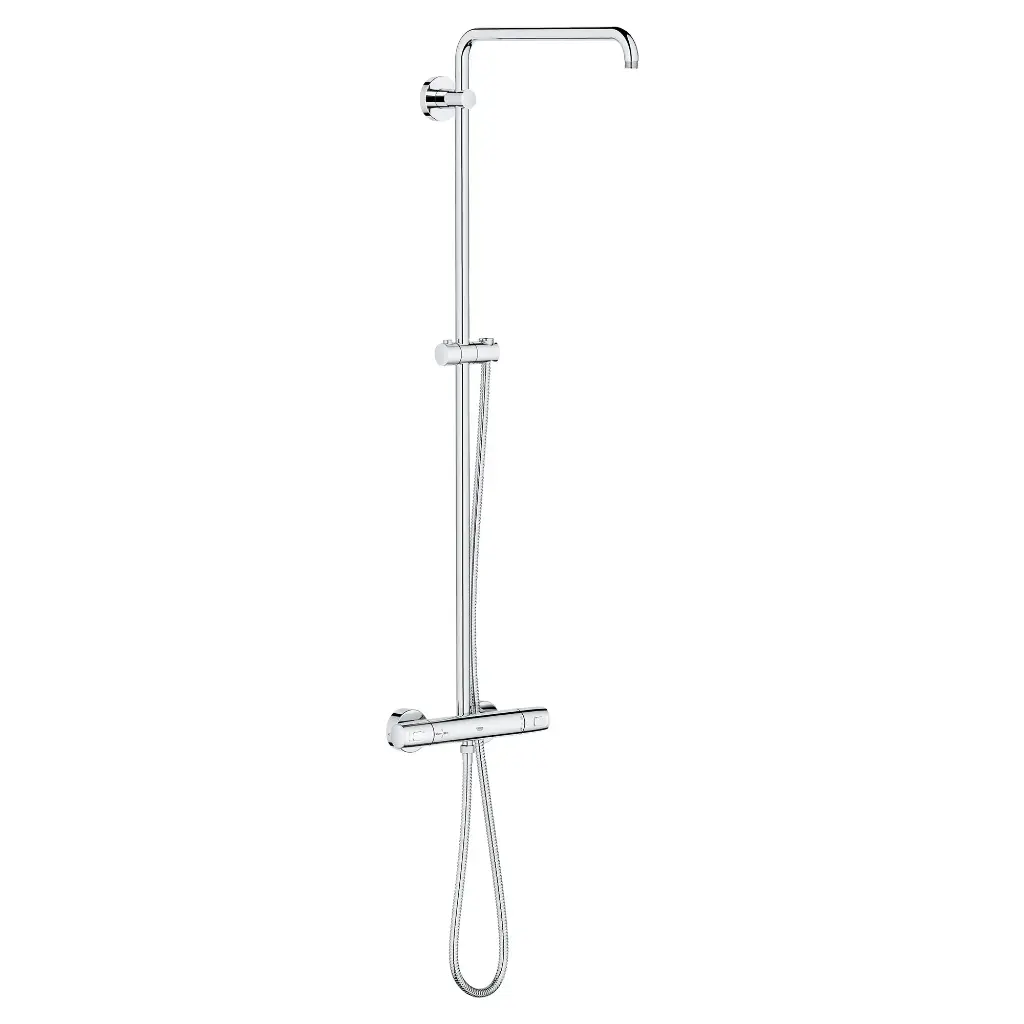 Grohe 26728000 Euphoria CoolTouch Thermostatic Shower System StarLight Chrome