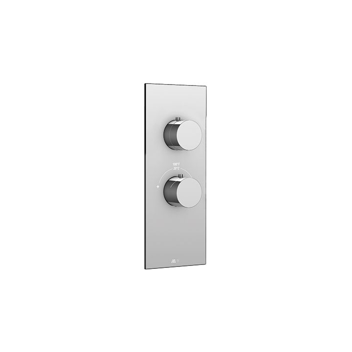 Aquabrass SR3195 Trim Set For 1/2 Thermostatic Valve 12001 Brushed Nickel