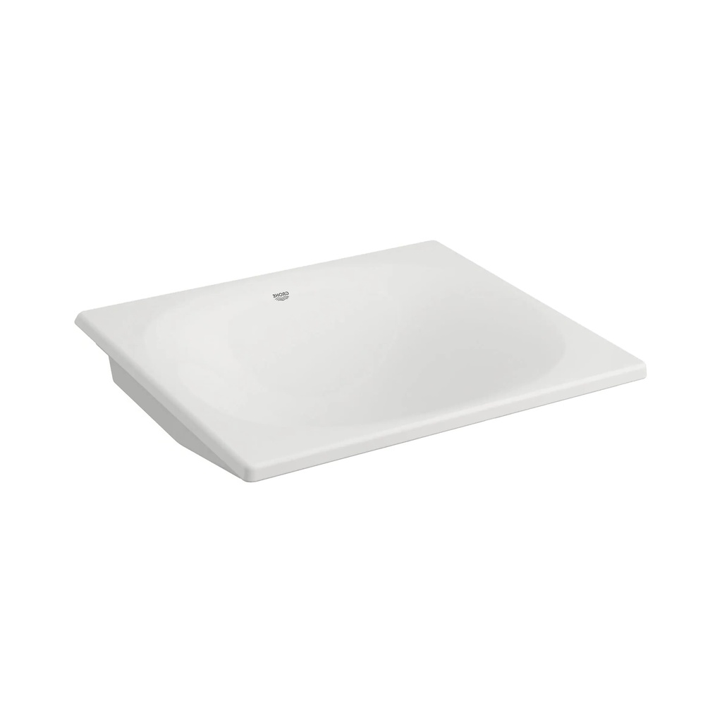 Grohe 39660000 Eurocube Undermount 21" Bathroom Sink Alpine White