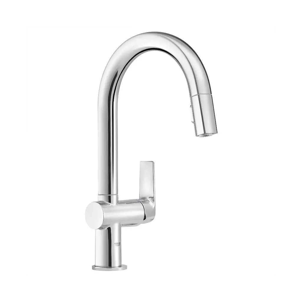 Grohe 30377000 Defined Dual Spray Pull-Down Kitchen Faucet Chrome