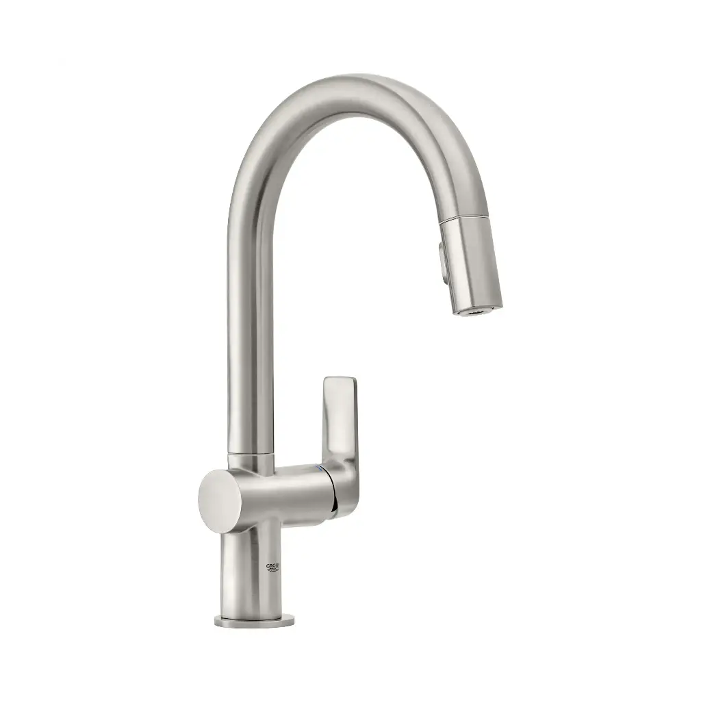 Grohe 30377DC0 Defined Dual Spray Pull-Down Kitchen Faucet SuperSteel