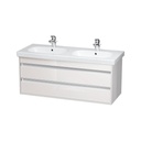 Duravit KT6649 Ketho Wall Mounted Vanity White High Gloss