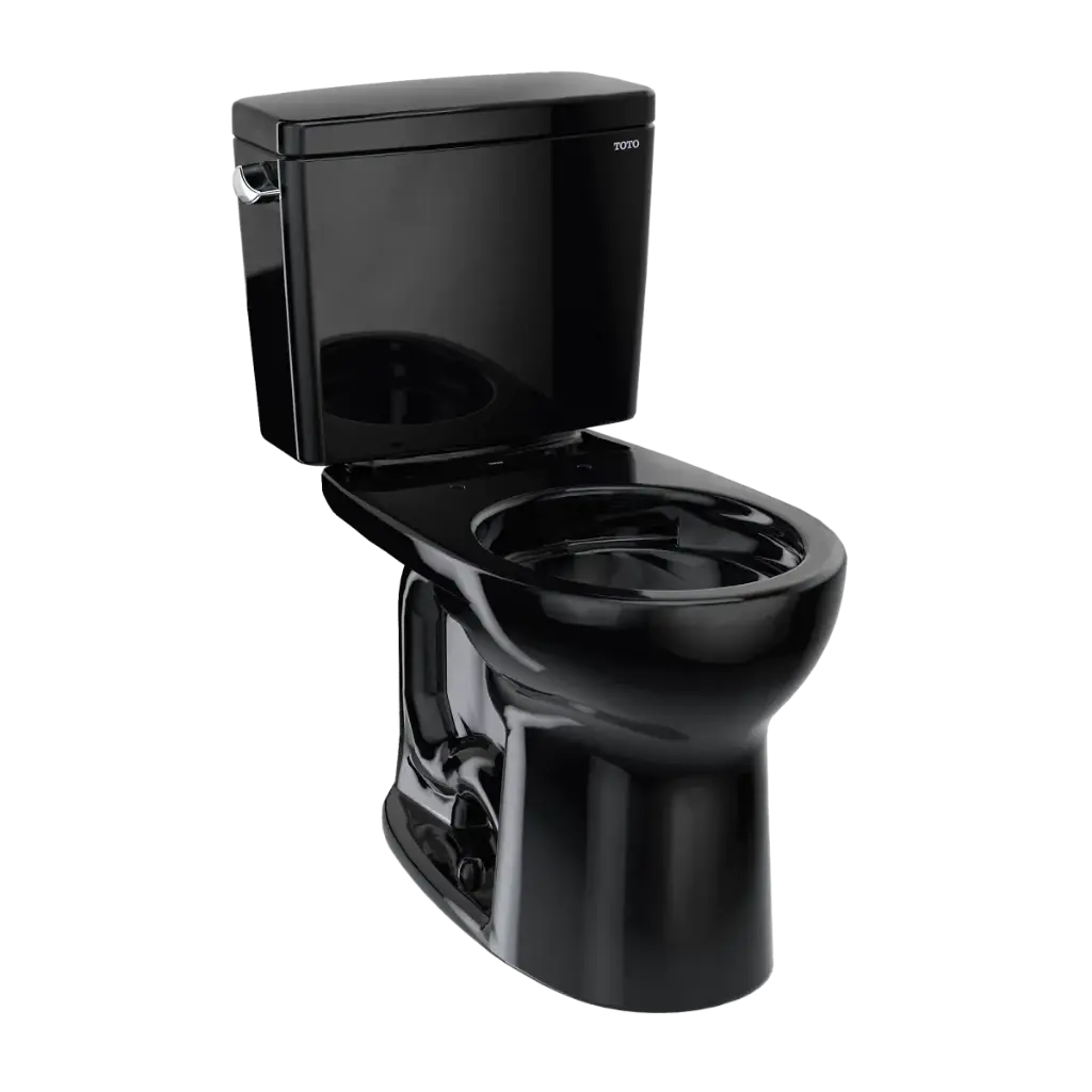 TOTO CST775CEF#51 Drake Two Piece Universal Height Toilet Ebony