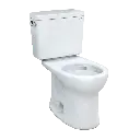 TOTO CST775CSFG#01 Drake Two Piece Round Toilet Cotton