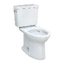 TOTO CST776CEFG#01 Drake Two Piece Elongated Toilet Cotton