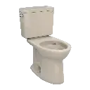 TOTO CST776CSG#03 Drake Two Piece Elongated Toilet Bone
