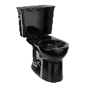TOTO CST785CEF#51 Drake Transitional Two Piece Round Toilet Ebony
