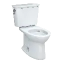 TOTO CST786CEG#01 Drake Transitional Two Piece Elongated Toilet Cotton