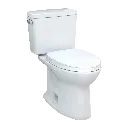TOTO MS776124CEG#01 Drake Two Piece Elongated Toilet Cotton