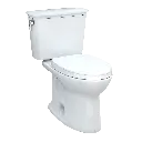 TOTO MS786124CEFG#01 Drake Transitional Two Piece Elongated Toilet Cotton