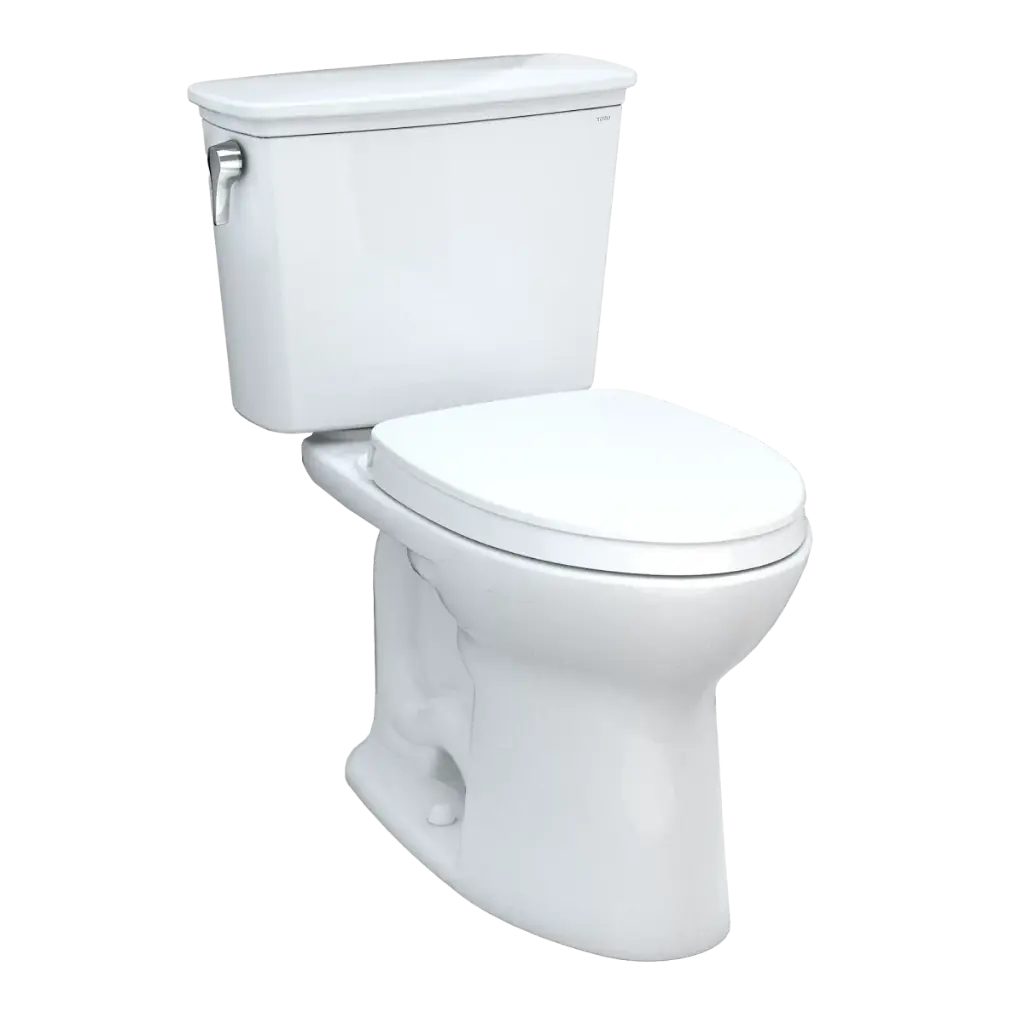 TOTO MS786124CEG#01 Drake Transitional Two Piece Elongated Toilet Cotton