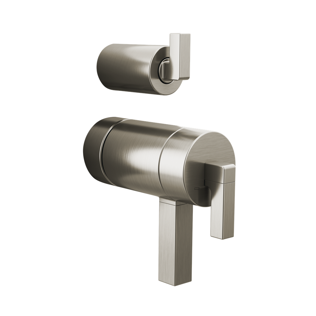 Brizo HL7522-NK Frank Lloyd Wright Integrated Diverter Trim Lever Handle Kit Brilliance Luxe Nickel