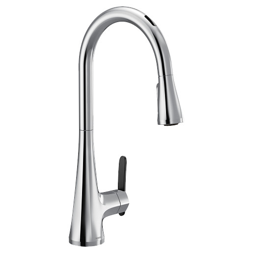 Moen S7235EVC Sinema Smart Kitchen Faucet Chrome One Handle High Arc Pulldown