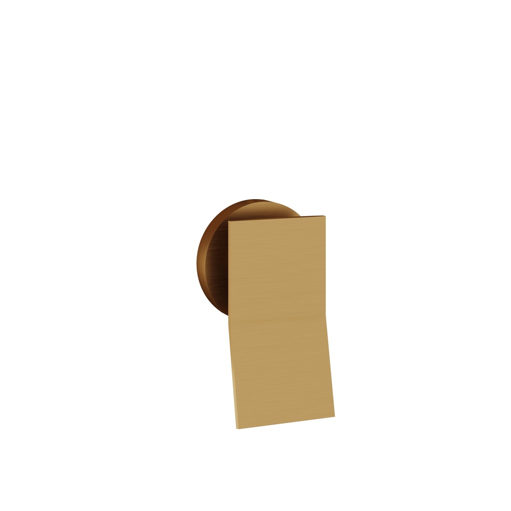 Aquabrass 19495BGD Chicane Handle For Thermostatic Trim Set Brushed Gold