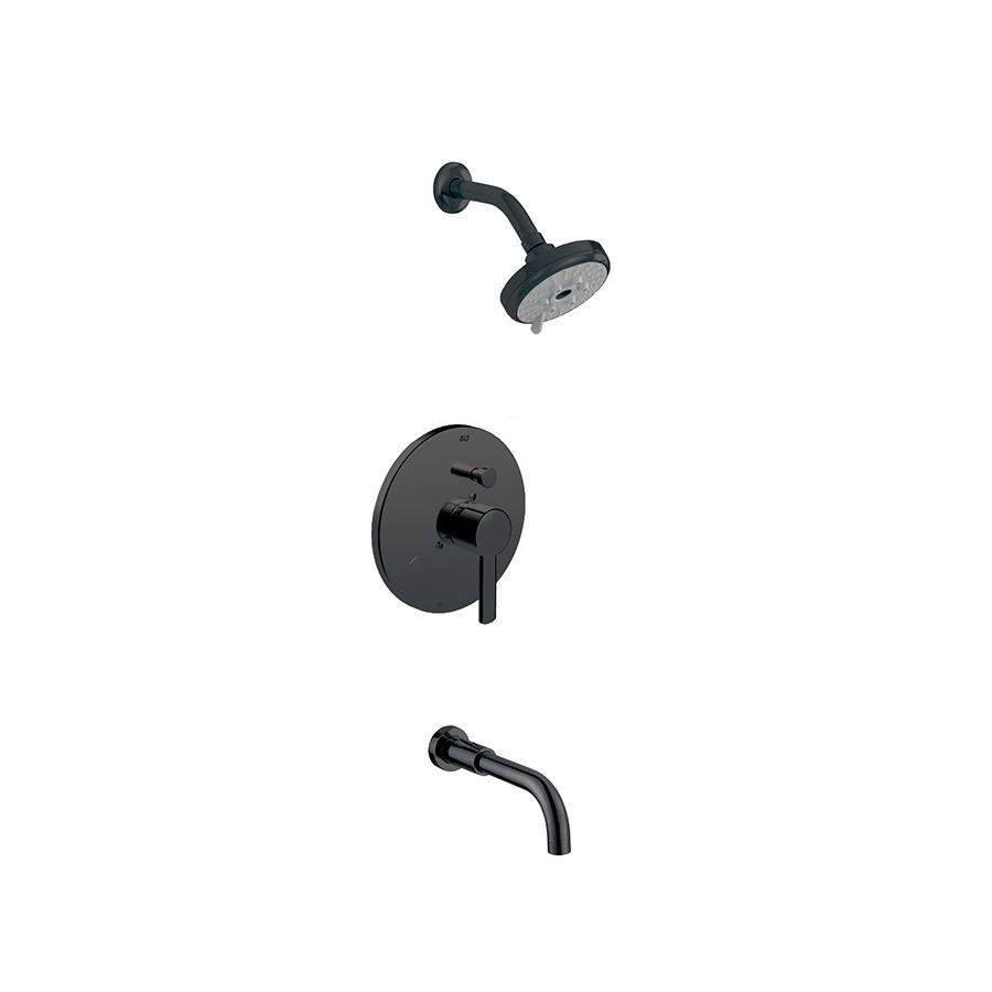 ALT 91416 Circo Pressure Balance Tub Shower System Electro Black