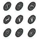 Grohe 14077XH0 Smartcontrol Icon Caps-Set Of 9 Grohe Frosted Granite